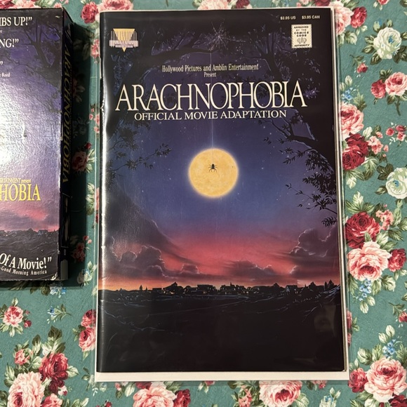 Arachnophobia 📼 VHS & Comic Book. Both in good condition. Are you afraid?🕷️🕸️ - Picture 3 of 14